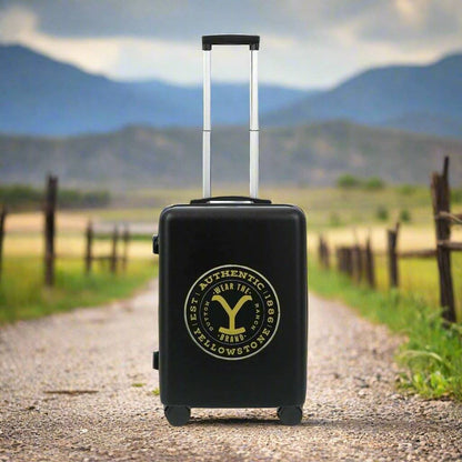 Yellowstone 22.5" Black Carry-On Suitcase Luggage - Stiles Supply Co.
