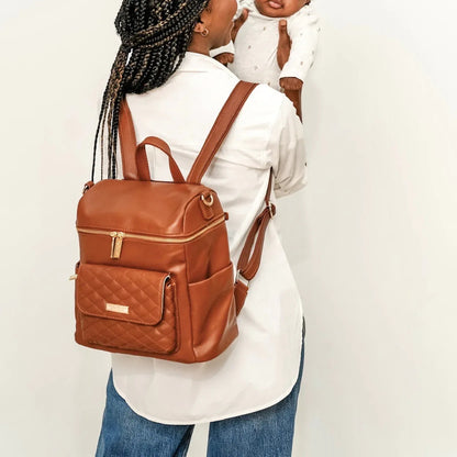 Luli Bebe Petit Diaper Bag Caramel