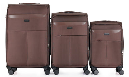 Mirage IZOD Noah Soft Shell 3 Piece Luggage Set - Stiles Supply Co.