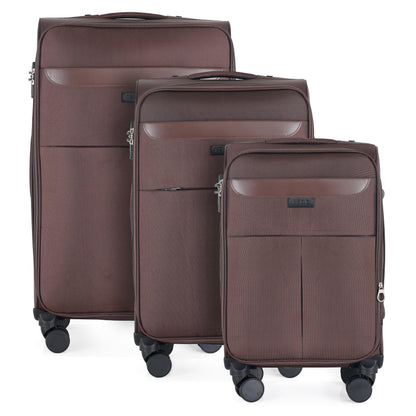 Mirage IZOD Noah Soft Shell 3 Piece Luggage Set - Stiles Supply Co.
