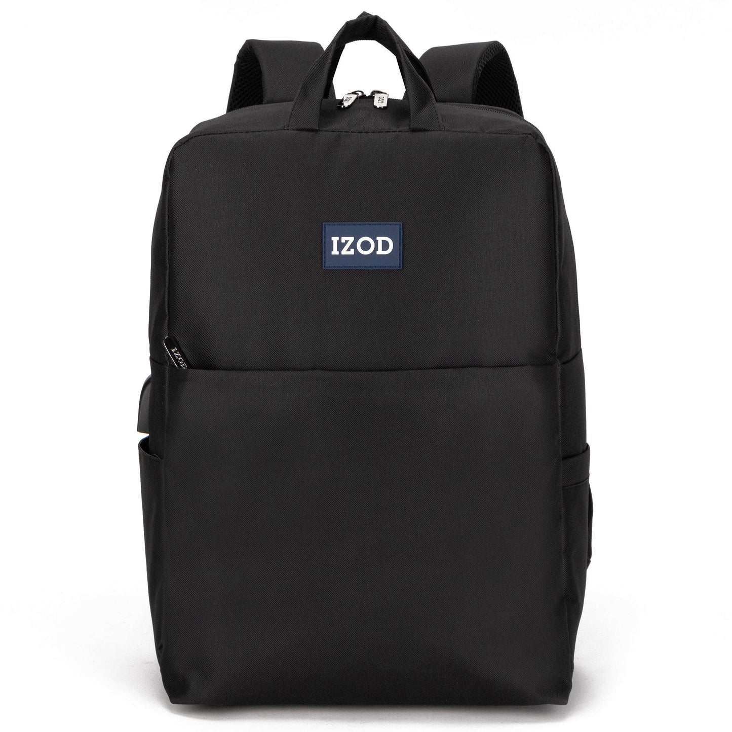 IZOD Wisdom Business Travel Slim Durable Laptop Backpack USB Charging Port - Stiles Supply Co.