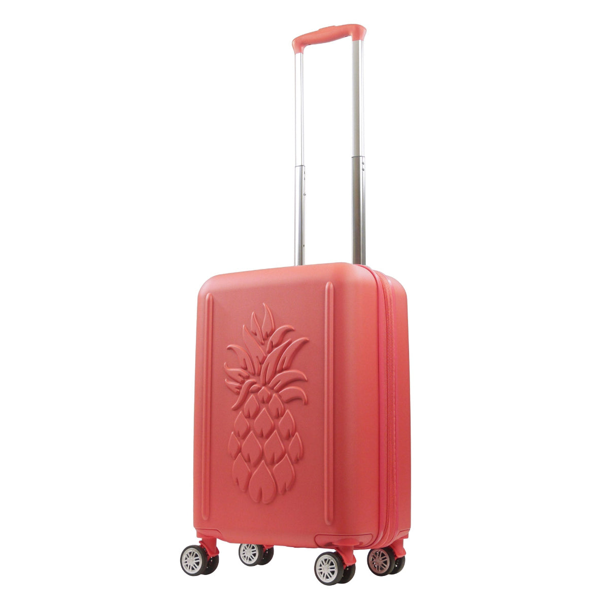 Tommy Bahama 22.5" Coral Hard-Sided 3D Pineapple Luggage with Drawstring Bag - Stiles Supply Co.