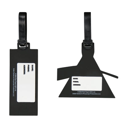 Pink Floyd Prism Logo 2-Piece Black Luggage Tag Set - Stiles Supply Co.
