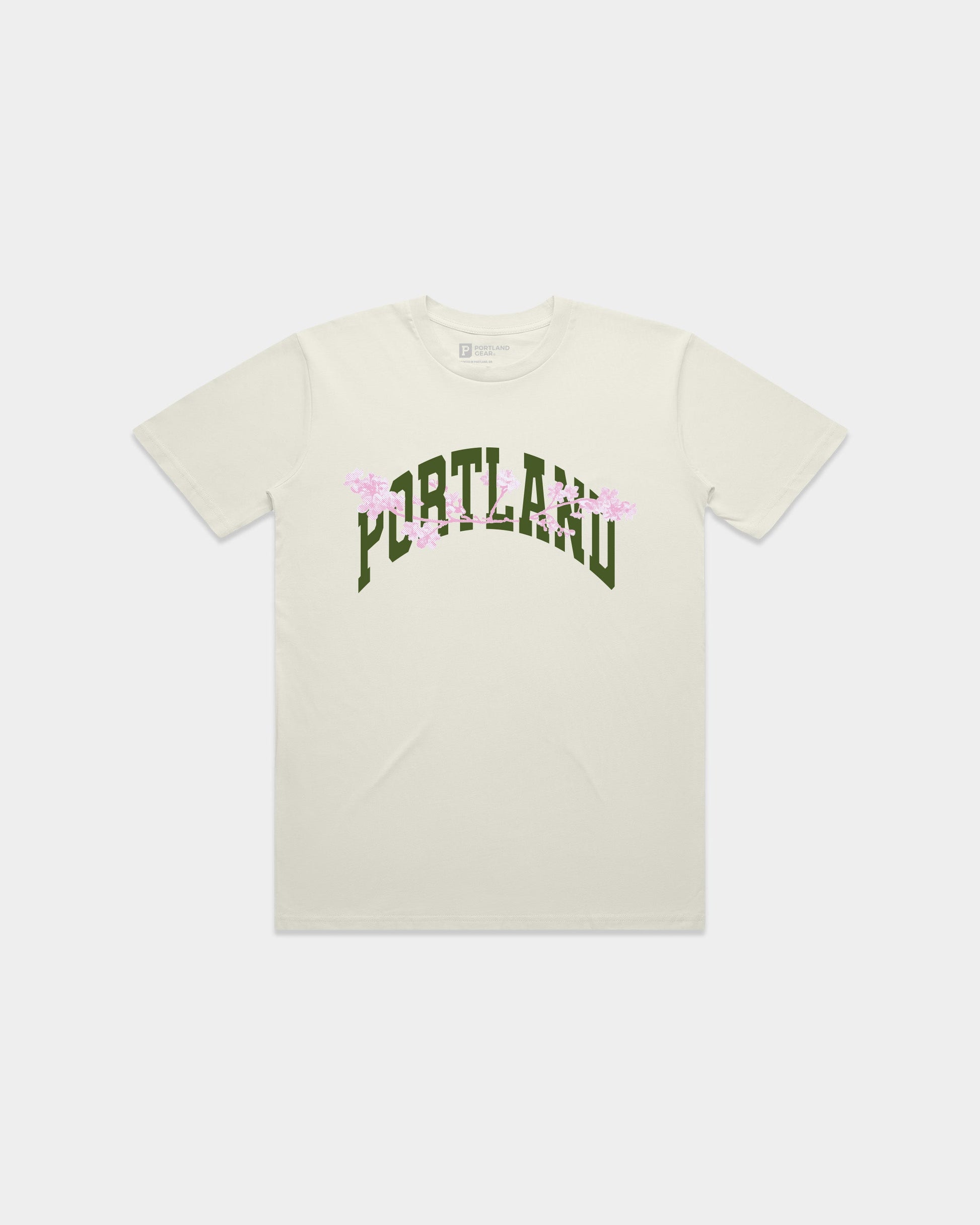 All-American Halftone Blossom Tee - Cream - Stiles Supply Co.