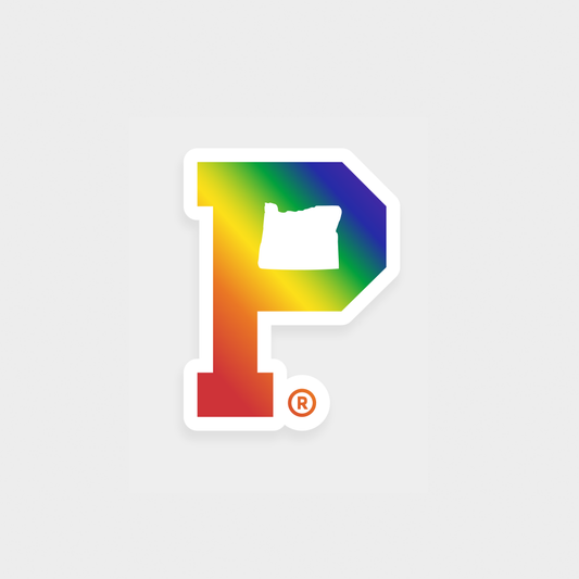Pride "P" Sticker - Stiles Supply Co.