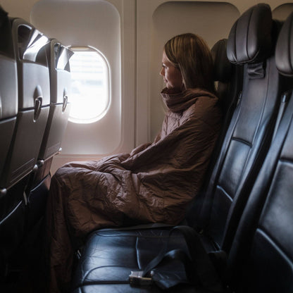 Gravel Layover™ Travel Blanket - Packable & Puffy | Quartz - Stiles Supply Co.
