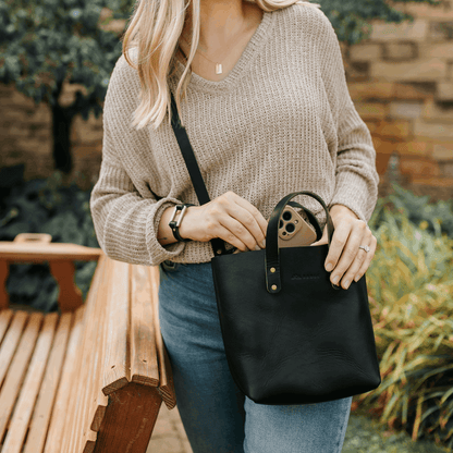 Range Leather Rainier Mini Crossbody Tote