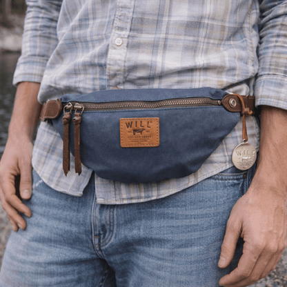 Will Leather Goods Rainline Canvas Belt Bag