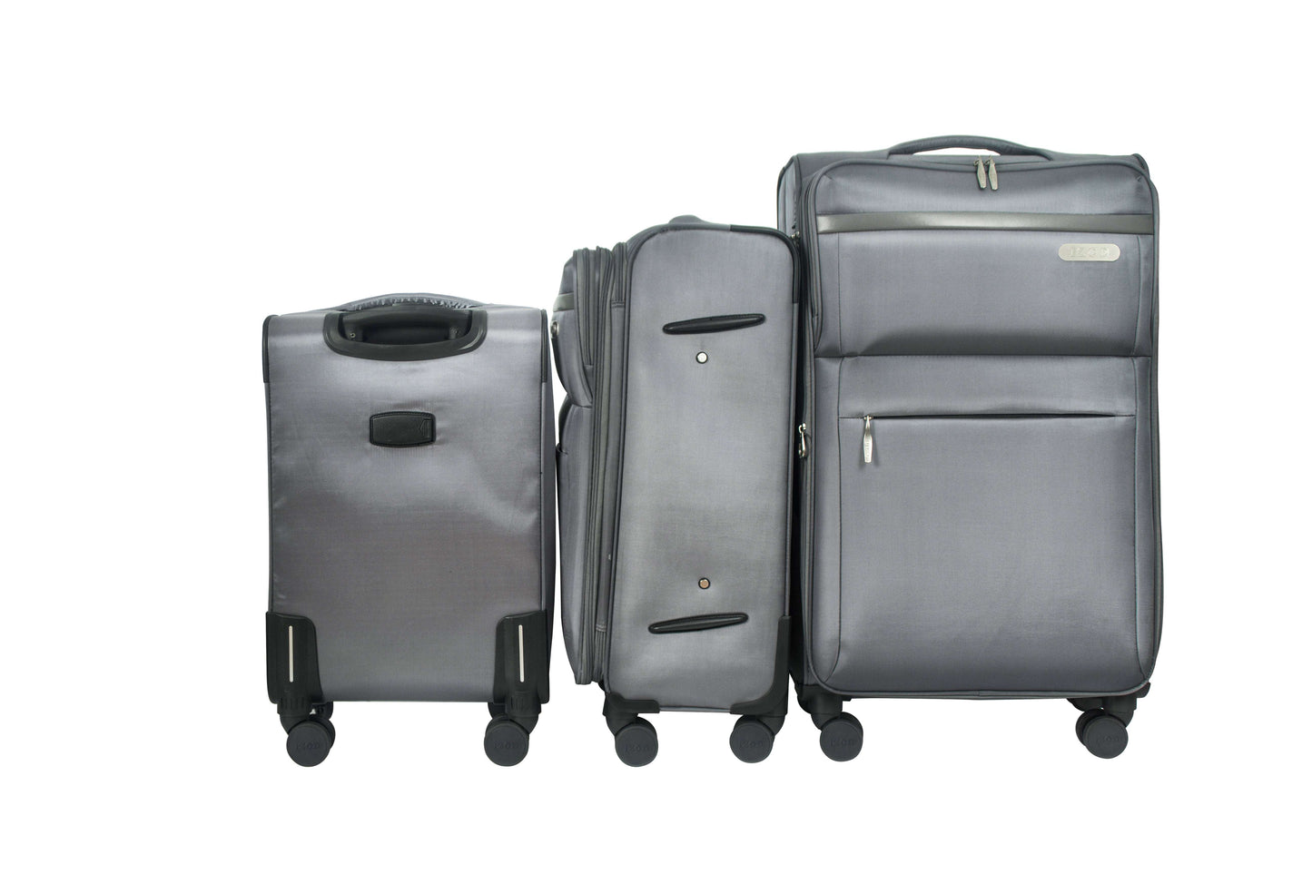 IZOD River Soft Shell Lightweight Expandable 360 Dual Spinning Wheels Combo Lock 28", 24", 20" 3 Piece Luggage Set