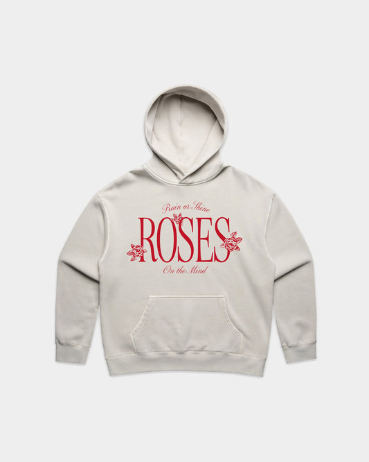 Women's Sueded Roses on the Mind Crop Hoodie - Stiles Supply Co.