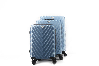Mirage Ryan ABS Hard shell Lightweight 3 Piece Luggage Set - Stiles Supply Co.