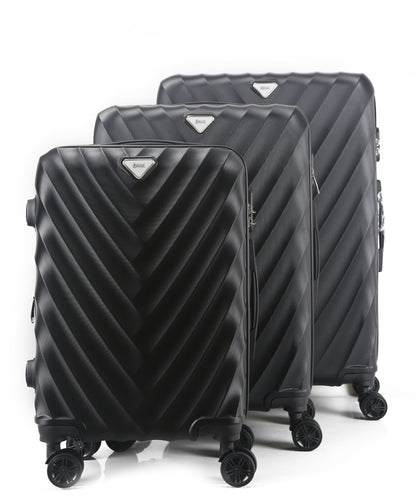 Mirage Ryan ABS Hard shell Lightweight 3 Piece Luggage Set - Stiles Supply Co.