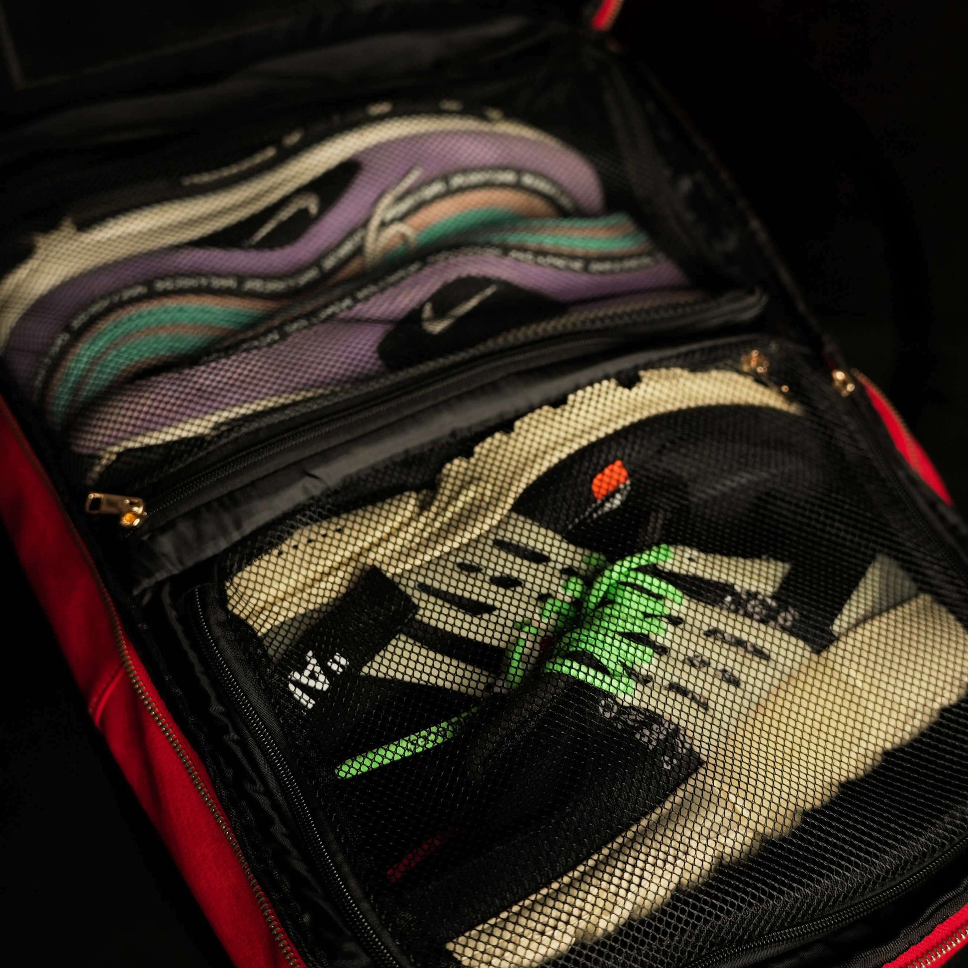 Sole Premise Red Leather Commuter Bag