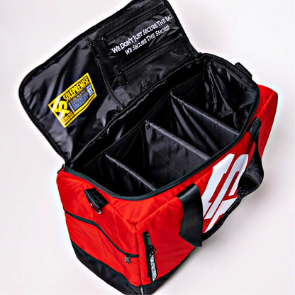 Sole Premise Red Sneaker Duffle Bag