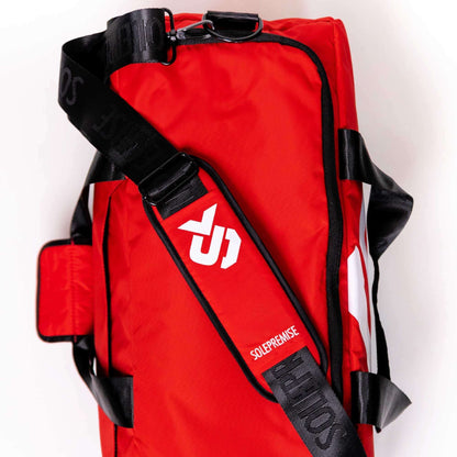 Sole Premise Red Sneaker Duffle Bag