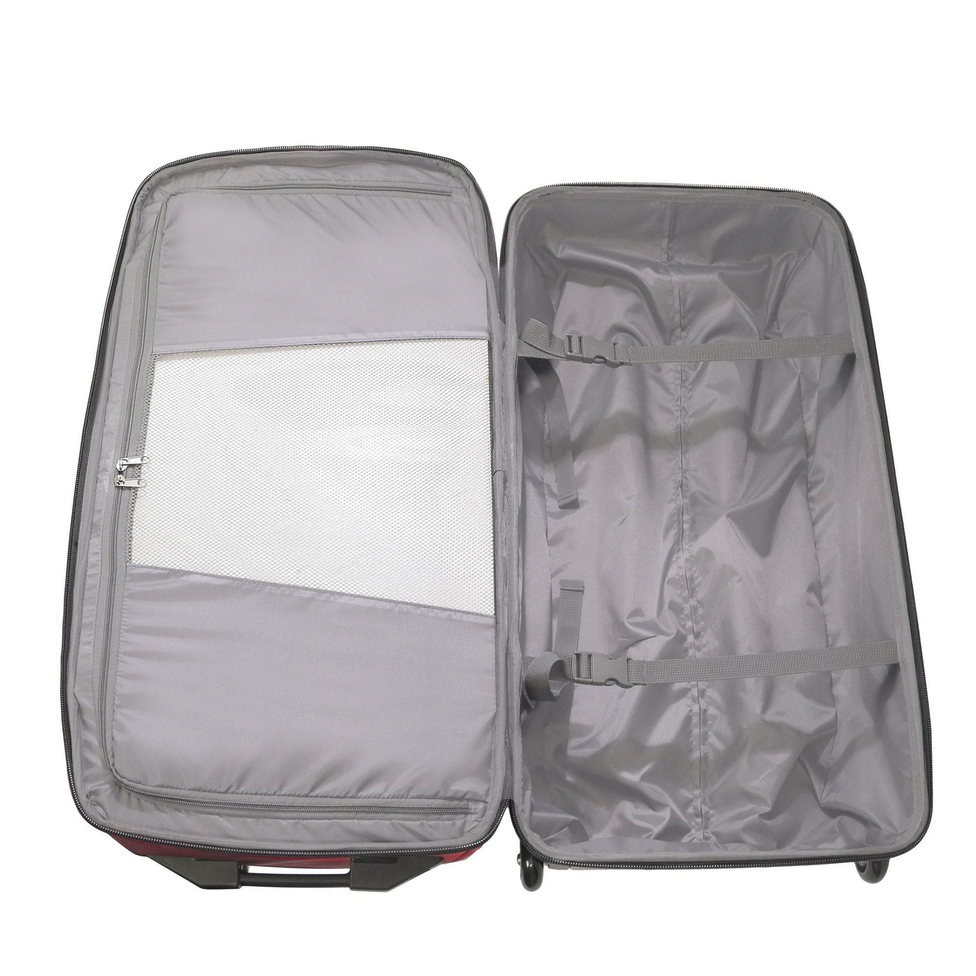 Workhorse 30" Split Level Dark Red FŪL Rolling Duffle Bag