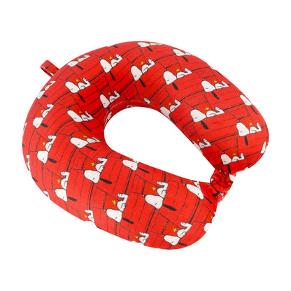 Peanuts Snoopy Dog House Memory Foam Travel Neck Pillow - Stiles Supply Co.
