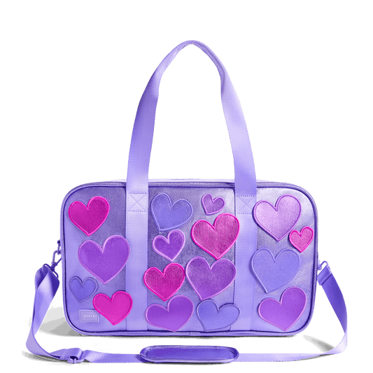 STATE Bags Purple Hearts Rockaway Duffle