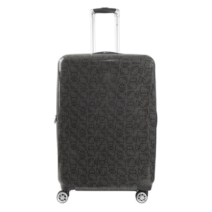 Hello Kitty Pose All Over 29.5" Hard-Sided Luggage Black - Stiles Supply Co.