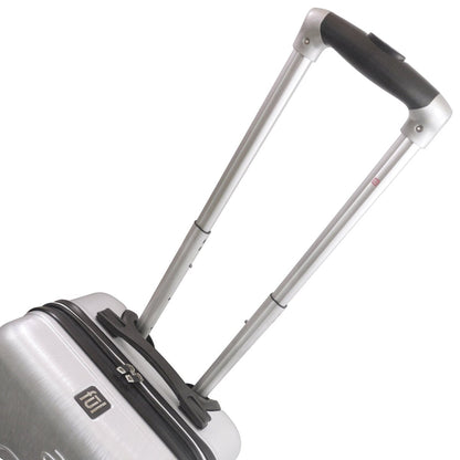 Peanuts Snoopy & Woodstock Silver 22" Carry-on Spinner Luggage - Stiles Supply Co.