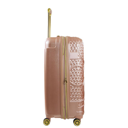 Mickey Mouse Rolling Luggage FŪL Disney Suitcase 30" Rose Gold - Stiles Supply Co.