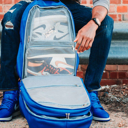 Sole Premise Royal Blue Leather Carryon Bag (XL Design) (Only 150 Made)