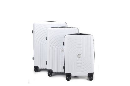 Mirage Sally Hard Shell Lightweight 3 Piece Luggage Set - Stiles Supply Co.