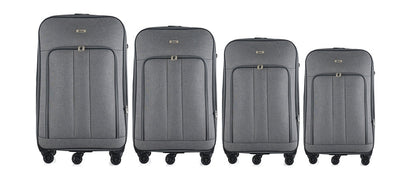 Mirage Sean Softside Lightweight 4-Piece Luggage Set - Stiles Supply Co.