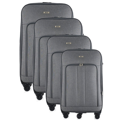 Mirage Sean Softside Lightweight 4-Piece Luggage Set - Stiles Supply Co.