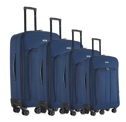 Mirage Sean Softside Lightweight 4-Piece Luggage Set - Stiles Supply Co.