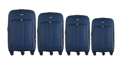 Mirage Sean Softside Lightweight 4-Piece Luggage Set - Stiles Supply Co.