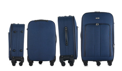 Mirage Sean Softside Lightweight 4-Piece Luggage Set - Stiles Supply Co.