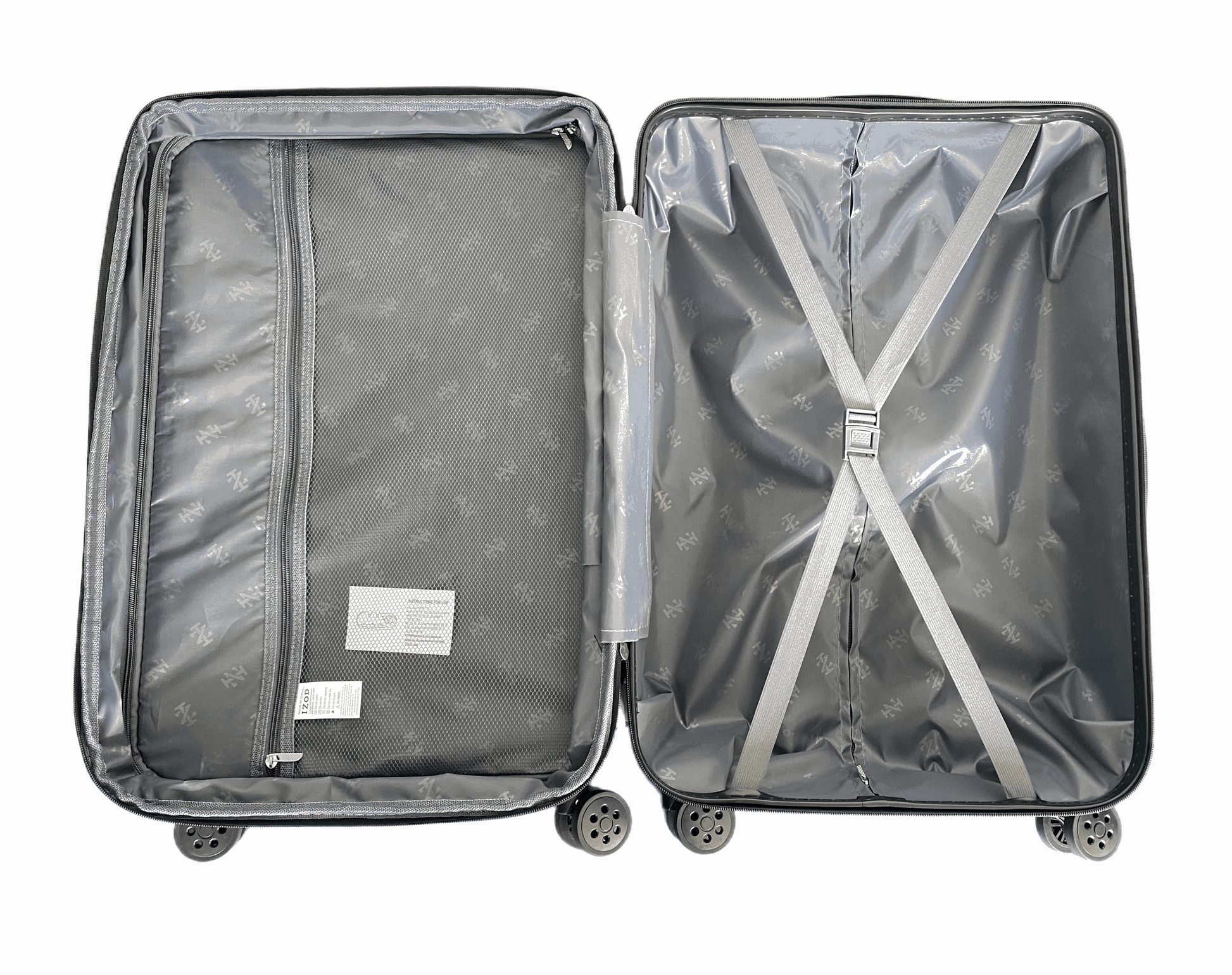 Mirage IZOD Skye Expandable Hard shell 3 Piece Luggage Set - Stiles Supply Co.