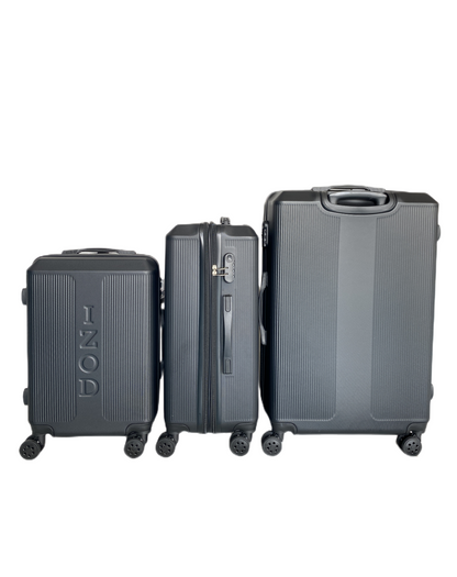Mirage IZOD Skye Expandable Hard shell 3 Piece Luggage Set - Stiles Supply Co.