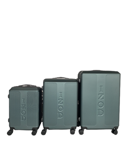 Mirage IZOD Skye Expandable Hard shell 3 Piece Luggage Set - Stiles Supply Co.