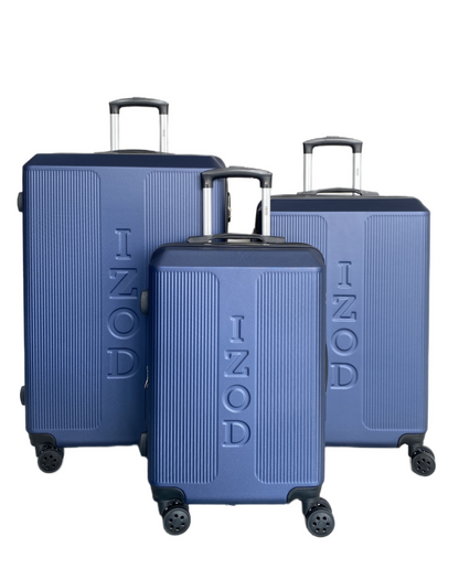 Mirage IZOD Skye Expandable Hard shell 3 Piece Luggage Set - Stiles Supply Co.