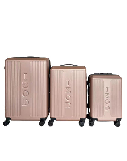 Mirage IZOD Skye Expandable Hard shell 3 Piece Luggage Set - Stiles Supply Co.