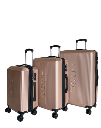 Mirage IZOD Skye Expandable Hard shell 3 Piece Luggage Set - Stiles Supply Co.