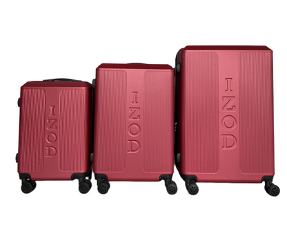 Mirage IZOD Skye Expandable Hard shell 3 Piece Luggage Set - Stiles Supply Co.
