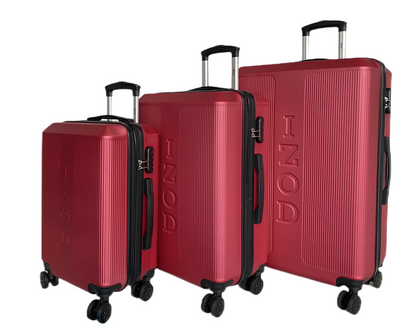Mirage IZOD Skye Expandable Hard shell 3 Piece Luggage Set - Stiles Supply Co.