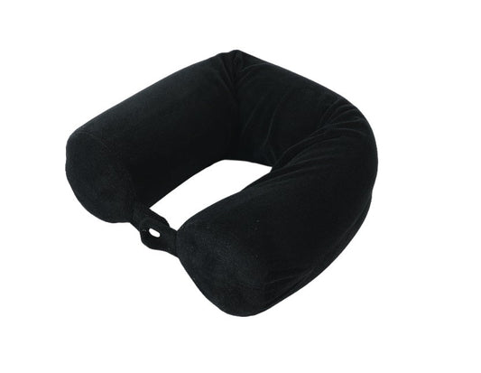 Snuggle Velvet Twist Memory Foam Travel Neck Pillow - Stiles Supply Co.
