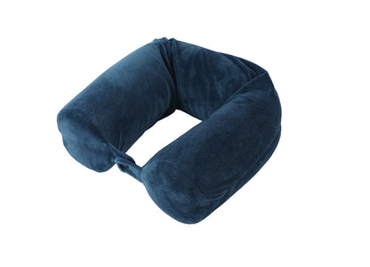 Snuggle Velvet Twist Memory Foam Travel Neck Pillow - Stiles Supply Co.
