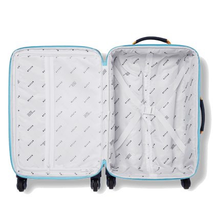 State Bags Green and Navy Logan Carry-On Suitcase | Kids - Stiles Supply Co.