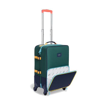 State Bags Green and Navy Logan Carry-On Suitcase | Kids - Stiles Supply Co.
