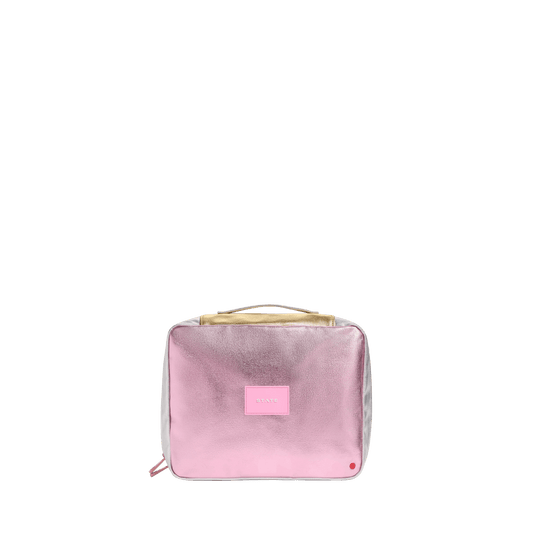 STATE Bags Bensen Large Toiletry Kit, Pink and Silver