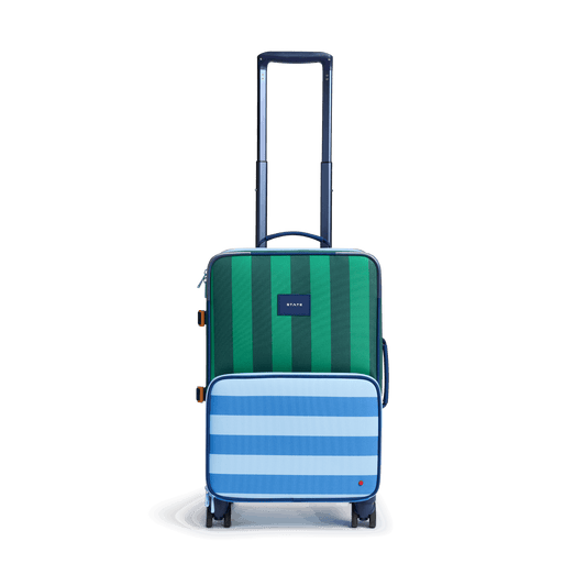 State Bags Stripes Logan Carry-On Suitcase | Limited Edition | Kids - Stiles Supply Co.