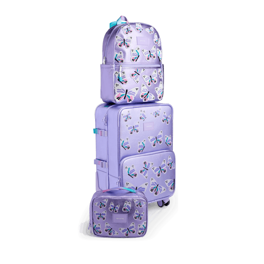 State Bags Butterfly Logan Carry-On Suitcase | Kids | Limited Edition - Stiles Supply Co.