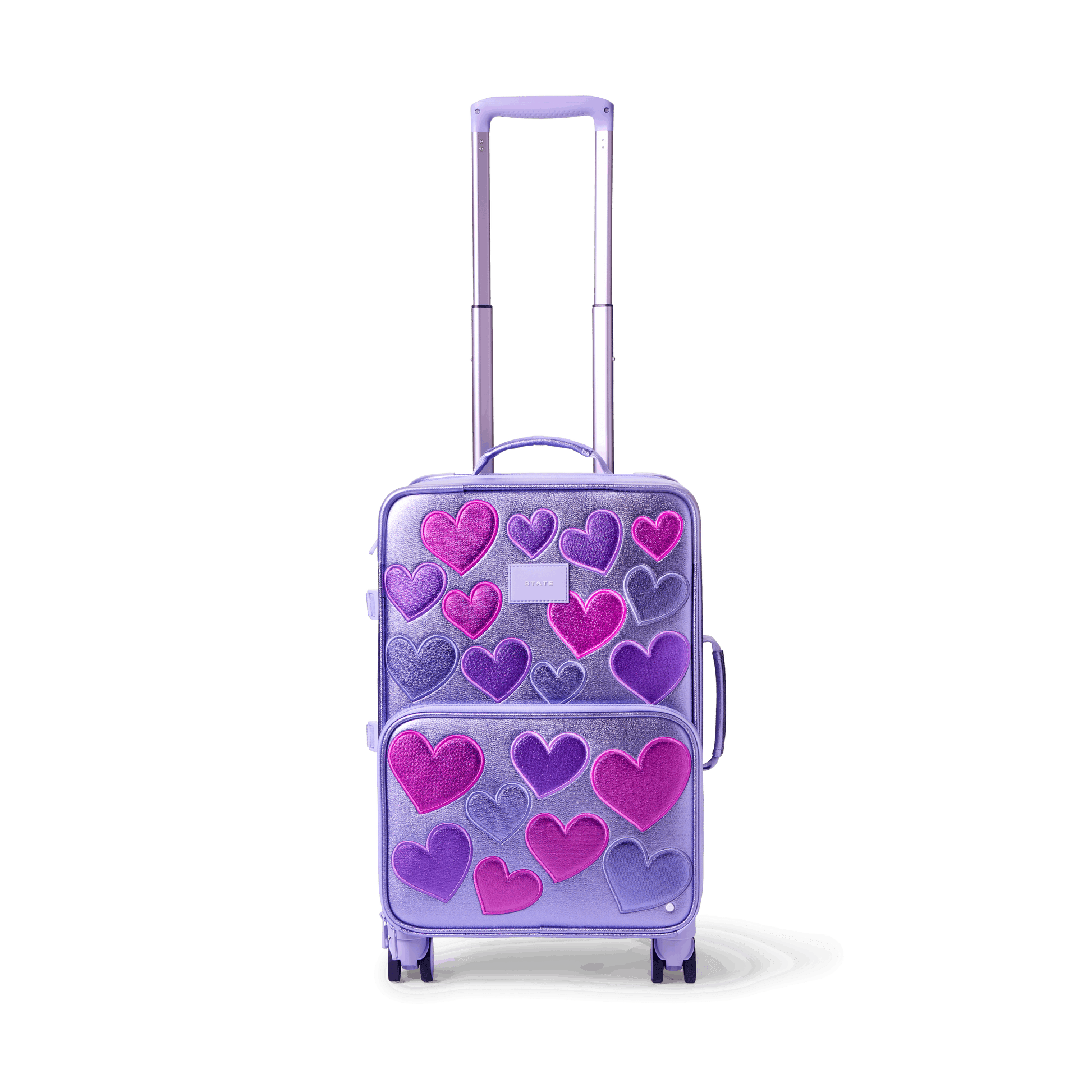 STATE Bags Purple Hearts Logan Carry-On Suitcase