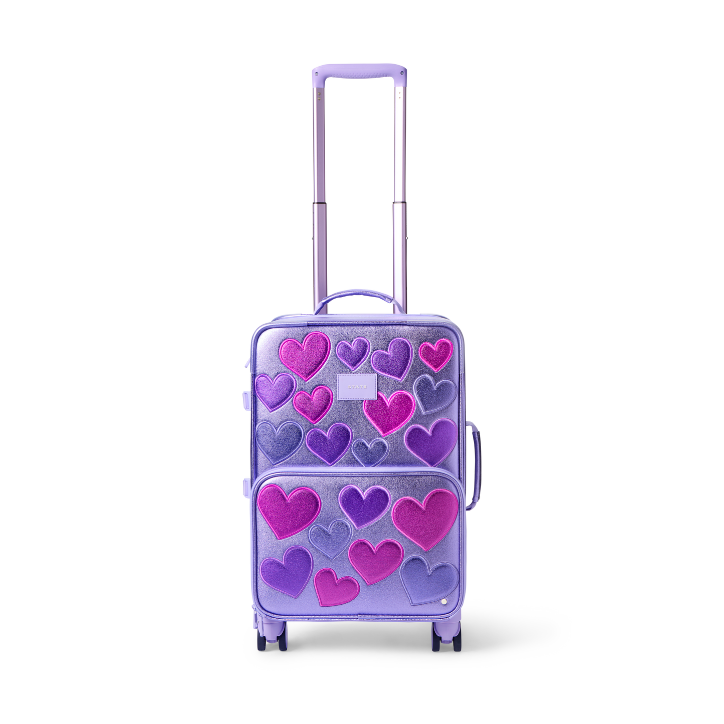 STATE Bags Purple Hearts Logan Carry-On Suitcase