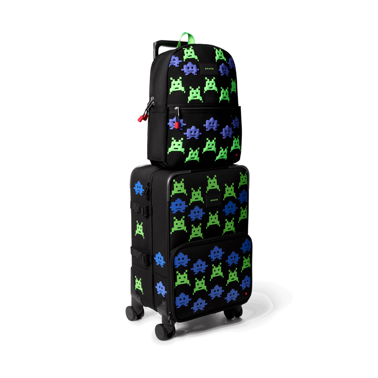 STATE Bags Logan Carry-On Kids Suitcase Arcade